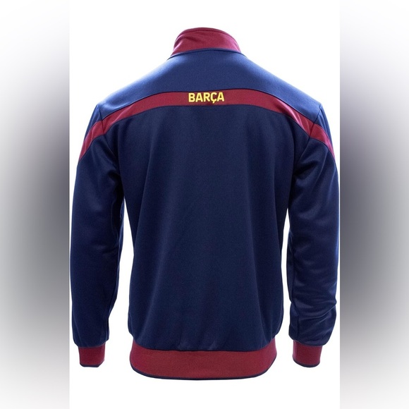 NWT FC Barcelona Large FCB Barca Full Zip Jacket Men's Sz M Blue Soccer Futbol - Picture 3 of 7